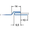 ролики для питтсбурского фальца (0,5-1,0 мм) на RAS 22.07 - исполнительные размеры профиля для "питтсбурского фальца"